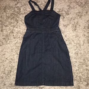 Universal Threads denim overall dress